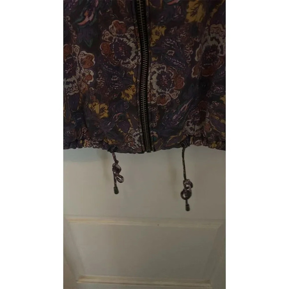 Free People Women's Floral Bomber Jacket Multicolor Size M Casual - Picture 6 of 6